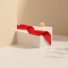 Red clothing, handmade bow accessories, colorful ribbons Specification image